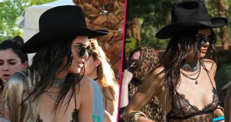 kendall jenner cheekily flashes her nipples in racy coachella ensemble 24h beauty