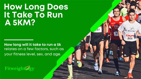 How Long Does It Take You To Run A 5k Average 5k Time By Age And Gender