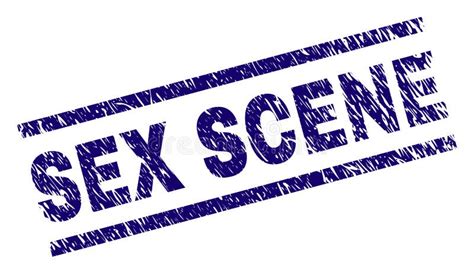 Grunge Textured Sex Scene Stamp Seal Stock Vector Illustration Of