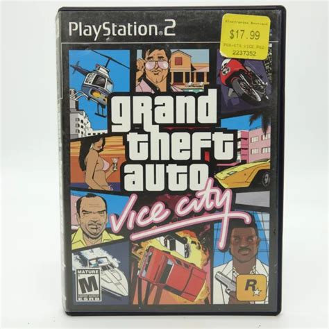 Grand Theft Auto Vice City Sony Playstation 2 2002 Rockstar Games