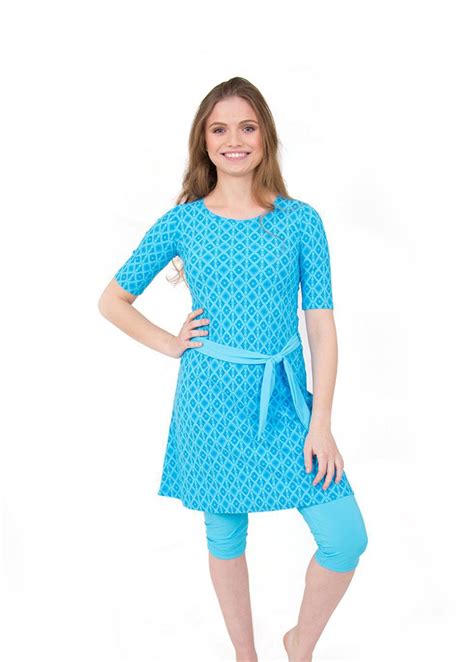 Bright Fun And Practical Modest Swim Set This Adorable Swim Set Transitions Smoothly From