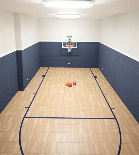 A Look At Some Private Indoor Basketball Courts From Homes