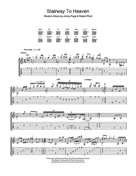 Please note that you need to have the guitar pro software before you can start using these. Stairway To Heaven Guitar Tab by Rodrigo y Gabriela ...