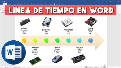Como Hacer Una Linea De Tiempo En Word Paso A Paso YouTube