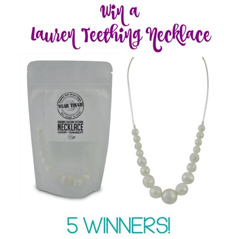 Wear Tough Teething Necklace Review Plus A Giveaway With Five Winners
