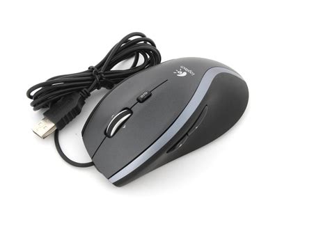 Logitech M500 Black Corded Laser Mouse