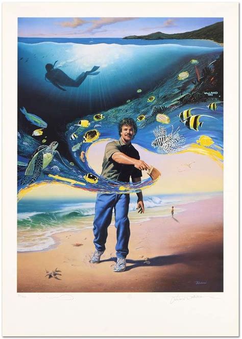 Wyland Fine Art Another Day At The Office Limited Edition Lithograph Wyland Gallery Surreal