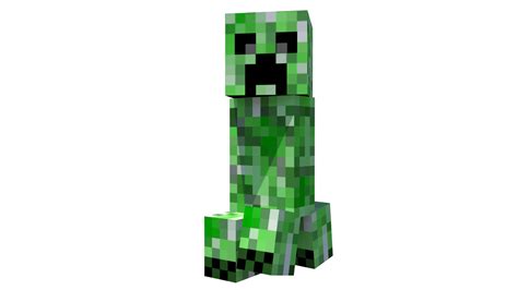 A Picture Of A Creeper In Minecraft