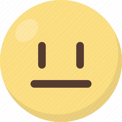 Emoji Face Neutral Icon