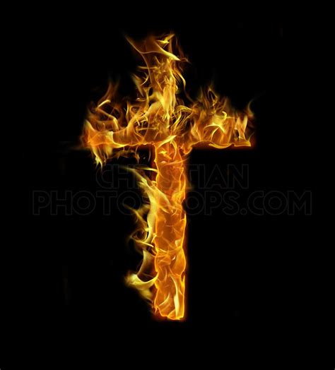 Burning Cross Rosto De Cristo Cruz De Cristo Imagem Da Cruz