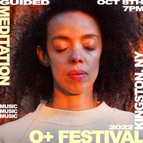 Guided Meditation by Kissey Asplund at O+ Festival 2022 (with music