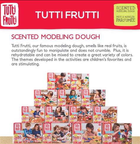 Tutti Frutti Scented Modeling Dough Tutti Frutti Pâte A Modeler