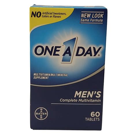 One A Day Mens Complete Multivitaminmultimineral Supplement 60