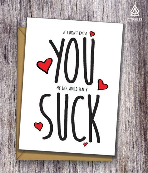 Funny Valentines Card Instant Printable By Cypressgraphicdesign Funny