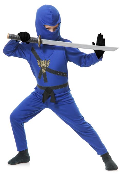 Blue Ninja Master Costume For Kids Ninja Costumes