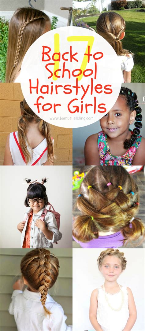 Best Hairstyle For School Girl 25 Easy Wacky Hairstyles For School