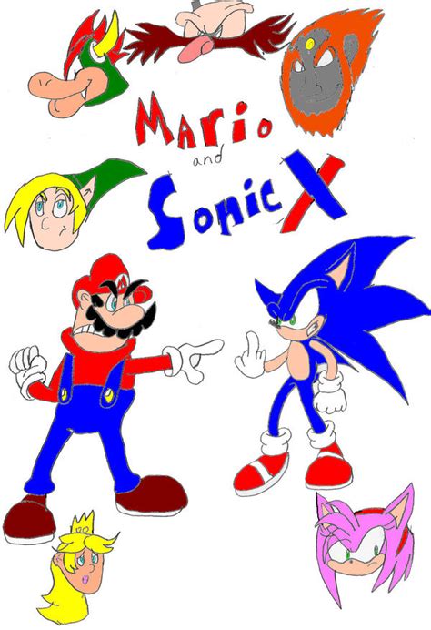 Mario And Sonic X By Crazyhedgehog777 On Deviantart