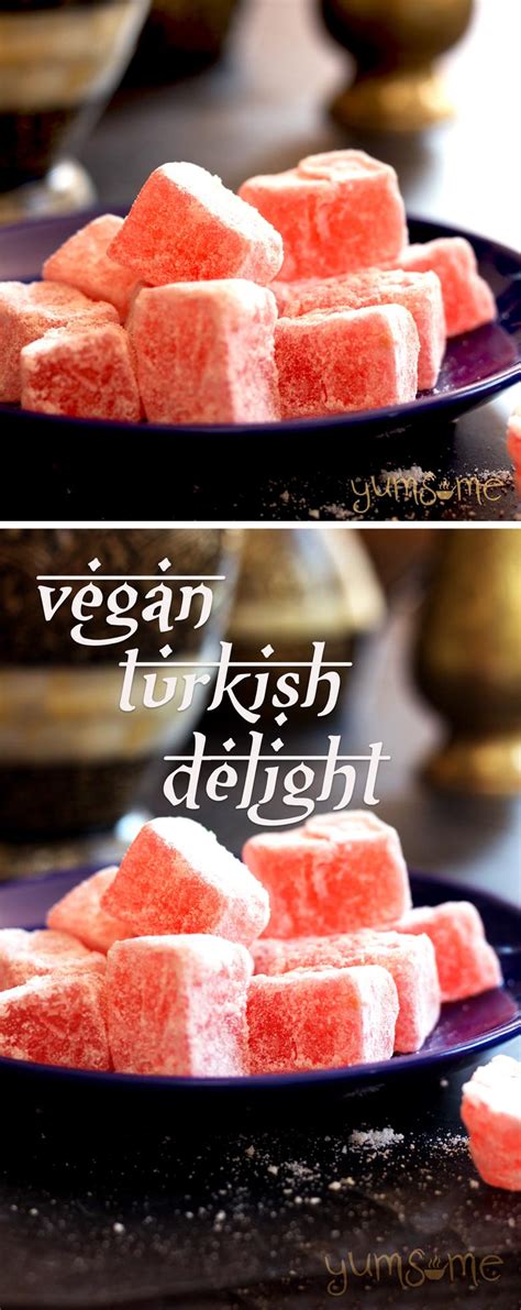 Turkish delight is an exquisite dessert known and appreciated in almost every country of the world. Simple Vegan Rose-Flavoured Turkish Delight