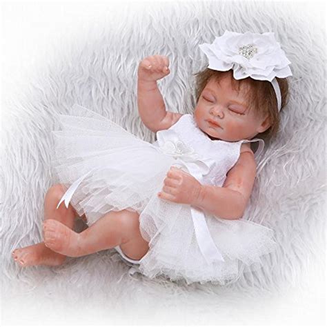 Buy Pinky 10 26cm Ing Baby Girl With White Dress Full Vinyl Silicone