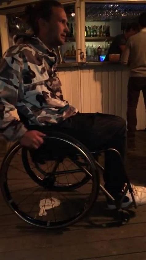 Wheelchair Wheelie Falls Backwards Jukin Licensing