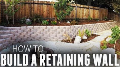 How To Build A Retaining Wall Step By Step Guide Handyman Startup