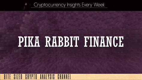 Pika Rabbit Investment Options Crypto Token Review Presale Youtube