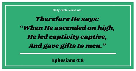 Daily Bible Verse Freedom Ephesians 48 Nkjv