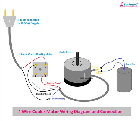 Cooler Fan Motor Wire Connection Wiring Diagram And Schematics My Xxx