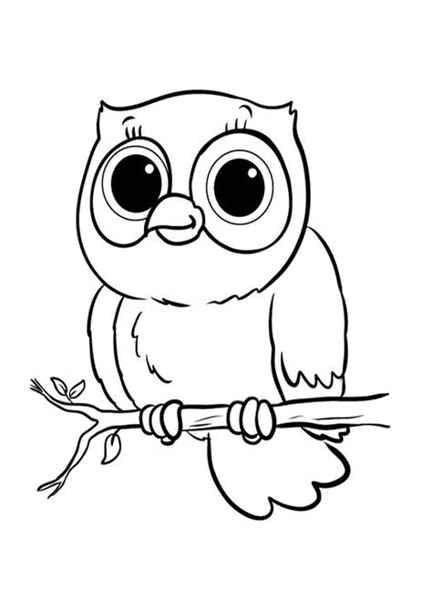Printable Coloring Pages Of Owls