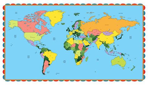 10 Best Printable World Map Without Labels Map