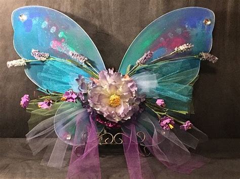 These Elegant Wearable Hand Painted And Embellished Woodland Fairy