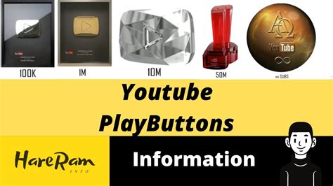 All Youtube Play Buttons Youtube New Infinity Play Buttons 100m