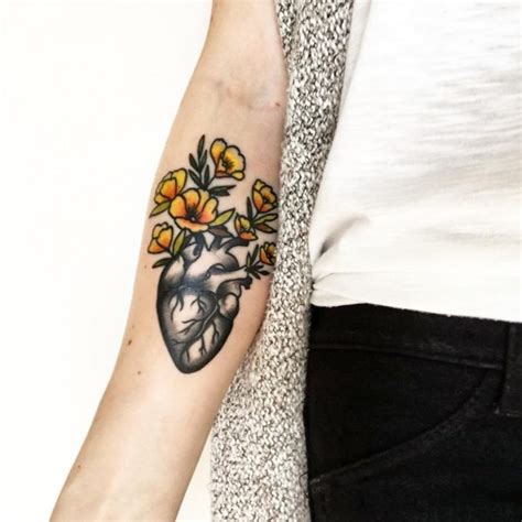 90 Sensitive Anatomical Heart Tattoo Designs
