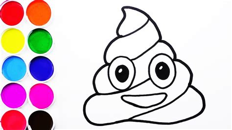 Dibujos Para Colorear Emojis Caca Impresion Gratuita
