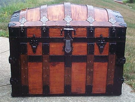 587 Restored Dome Top Civil War Antique Trunk For Sale And Available