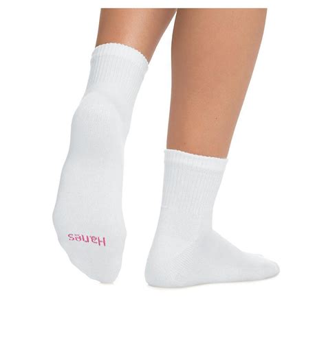 Hanes Ultimate Women S Ankle Socks 6 Pack SpicyLegs Com
