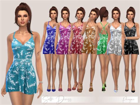 Silk Dress By Paogae At Tsr Sims 4 Updates