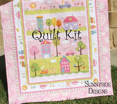 * why do i need the essential quilting kit? Quilt Kit Happi by Dena Designs Baby Girl Crib Quilt DIY ...