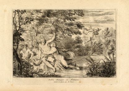 Antique Print STUDY OF A NAKED WOMAN Picart 1734 Pictura Antique Prints