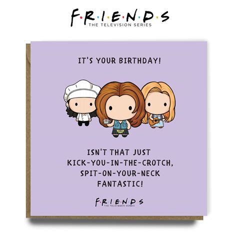 Buy Friends Tv Show Birthday Card Its Your Birthday Isnt That Just