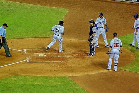 Prince Fielder Crosses Home Plate 2011 Mlb All Star Game A Photo On