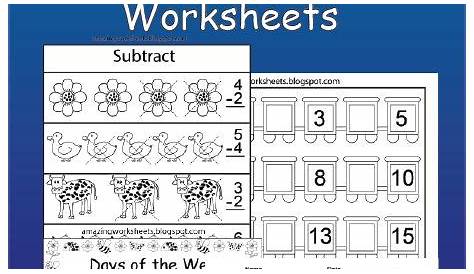 Worksheetfun - FREE PRINTABLE WORKSHEETS | Kindergarten worksheets