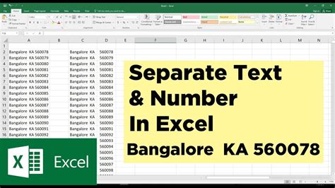 How To Separate Text And Numbers From A Cell In Excel Microsoft Excel