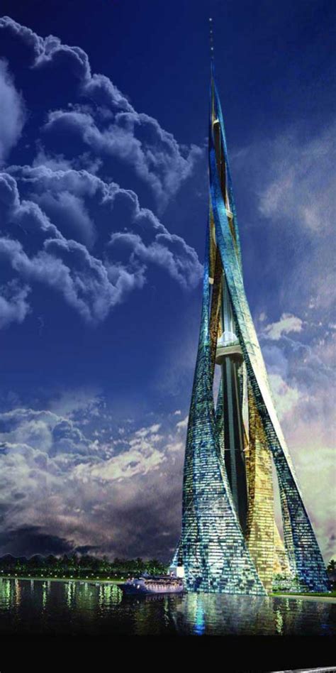 Future Futuristic Architecture Dubai City Tower Dubai Futuristic