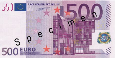 Beschreibung von gutschein über 500 euro. Der 500 Euro-Schein - EU-Info.de