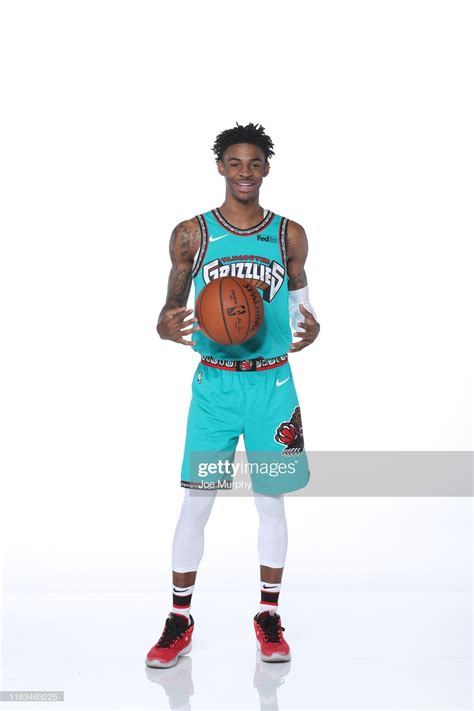 Ja Morant Of The Memphis Grizzlies Poses For A Portrait In The