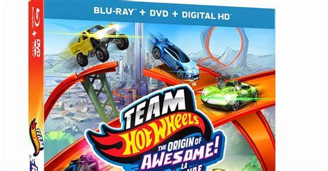 Team Hot Wheels The Origin Of Awesome Movie Comes To Blu Raydvd