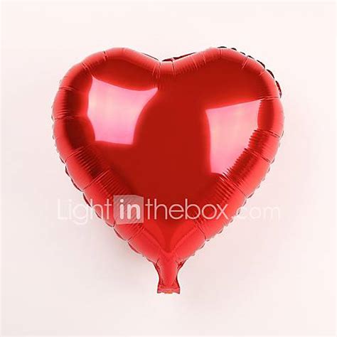 25 Pcs For 18 Inch Red Heart Metallic Balloon 2542638 2016 2299