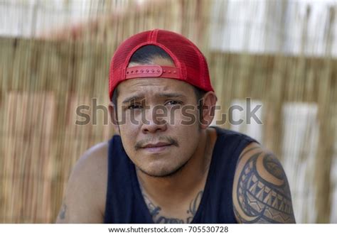 Young Adult Man Wearing Baseball Cap Stock Photo 705530728 Shutterstock