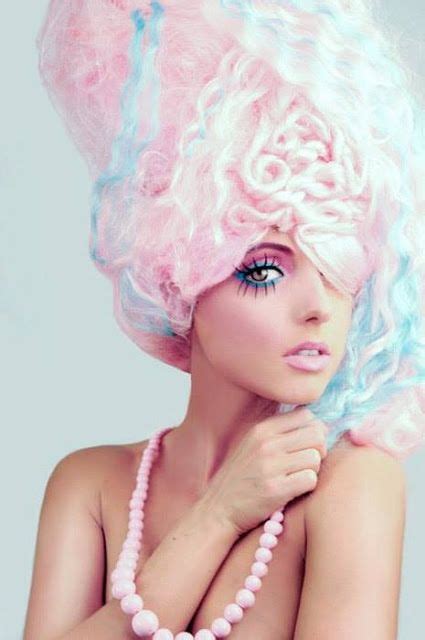 pin by majeigh vartzbed on candy queen cotton candy hair candy hair cotton candy makeup